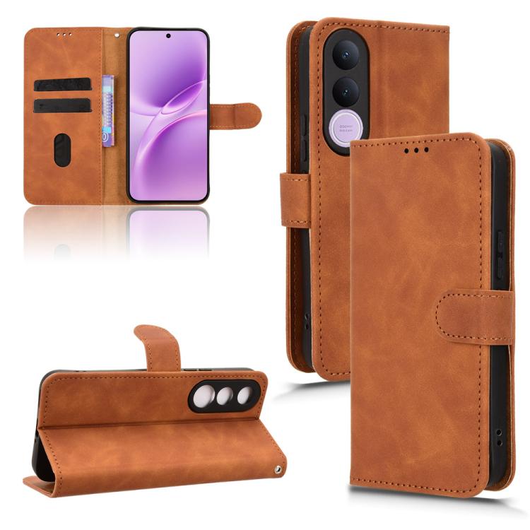 Skin Feel Magnetic Flip Leather Phone Case, For vivo Y600 Pro 5G, For vivo T5 Pro 5G, For vivo Y21 5G 2026 / Y05 4G, For vivo V70 FE 5G