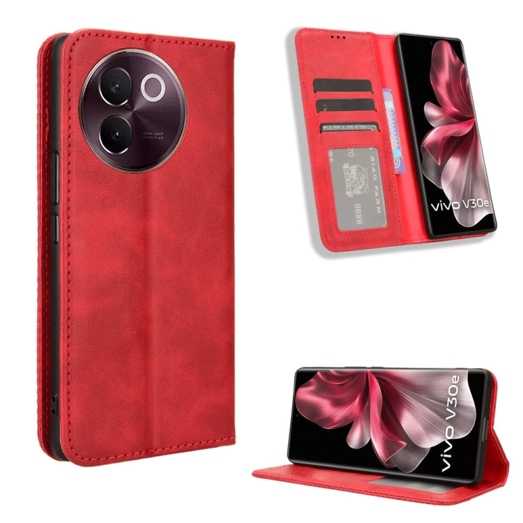 Magnetic Buckle Retro Texture Leather Phone Case, For vivo X200 Pro mini 5G, For vivo X200 Pro 5G, For vivo V40 Lite 4G / 5G IDN, For vivo V40e 5G / iQOO Z9S 5G, For vivo T3 Pro 5G / iQOO Z9S Pro 5G, For vivo V30e 5G / V40 Lite 5G