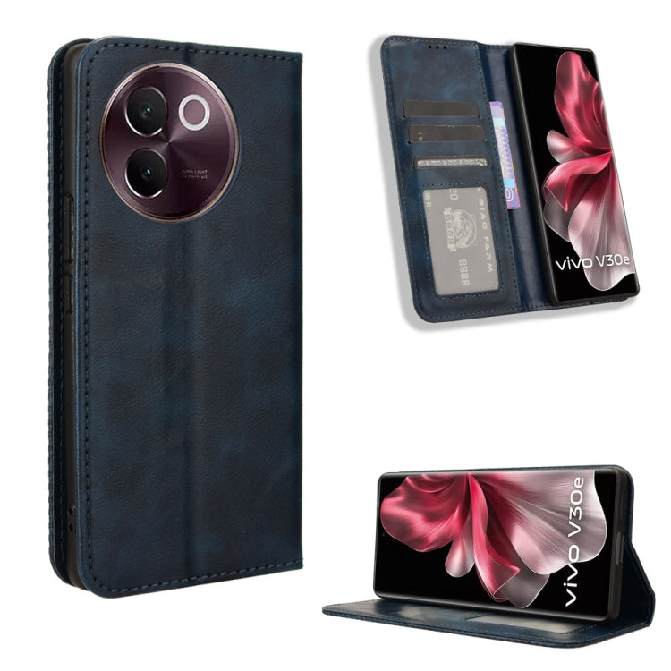 Magnetic Buckle Retro Texture Leather Phone Case, For vivo X200 Pro mini 5G, For vivo X200 Pro 5G, For vivo V40 Lite 4G / 5G IDN, For vivo V40e 5G / iQOO Z9S 5G, For vivo T3 Pro 5G / iQOO Z9S Pro 5G, For vivo V30e 5G / V40 Lite 5G