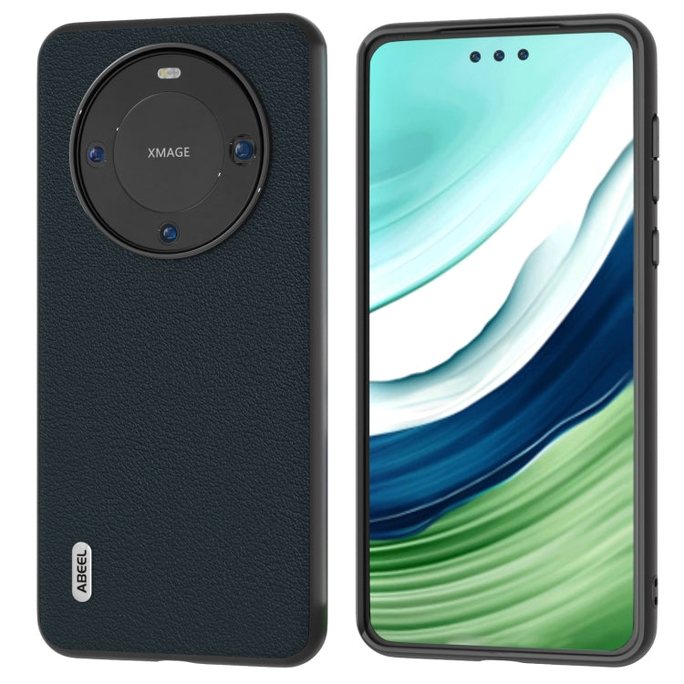 ABEEL Genuine Leather Wave Black Edge Phone Case, For Huawei Mate X3, For Huawei Mate 60 engabe3710 Mobile Accessories - APEXEL INDIA - Mobile Lens - Mobile Camera Lens - Cellphone Accessories - Phone Lens - Smartphone Lens
