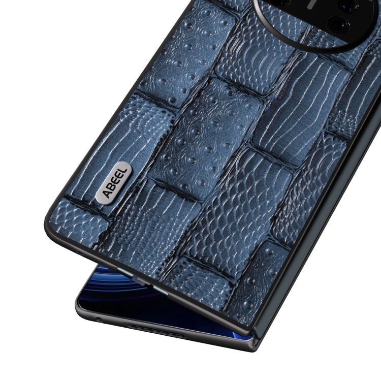 ABEEL Genuine Leather Mahjong Texture Series Phone Case, For Huawei Mate X3, For Huawei Mate 60 Mobile Accessories - APEXEL INDIA - Mobile Lens - Mobile Camera Lens - Cellphone Accessories - Phone Lens - Smartphone Lens