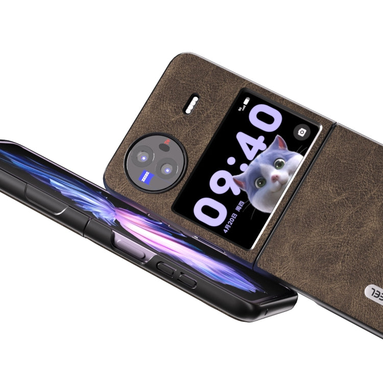 ABEEL Dream Litchi Texture PU Phone Case, For vivo X Flip, For vivo X Fold2 OnePlus & OPPO Accessories - APEXEL INDIA - Mobile Lens - Mobile Camera Lens - Cellphone Accessories - Phone Lens - Smartphone Lens
