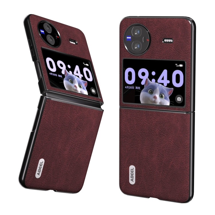 ABEEL Dream Litchi Texture PU Phone Case, For vivo X Flip, For vivo X Fold2 OnePlus & OPPO Accessories - APEXEL INDIA - Mobile Lens - Mobile Camera Lens - Cellphone Accessories - Phone Lens - Smartphone Lens