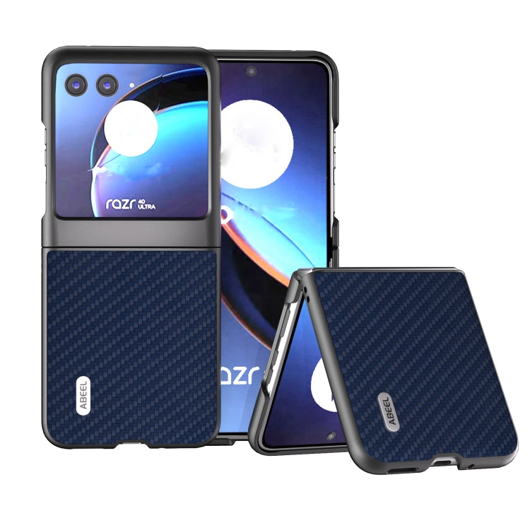 ABEEL Carbon Fiber Texture Protective Phone Case, For Motorola Razr 40 Ultra Mobile Accessories - APEXEL INDIA - Mobile Lens - Mobile Camera Lens - Cellphone Accessories - Phone Lens - Smartphone Lens