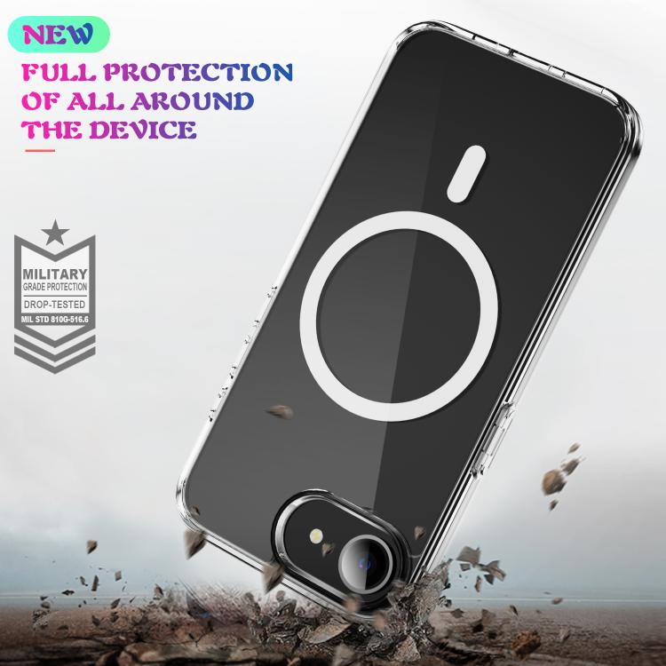MagSafe Clear Acrylic PC +TPU Phone Case, For iPhone 16e, For iPhone 16 Pro Max, For iPhone 16 Pro, For iPhone 16 Plus, For iPhone 16, For iPhone 15 Pro Max, For iPhone 15 Pro, For iPhone 15 Plus, For iPhone 15 Apple Accessories engmag3910 iPhone 16e - APEXEL INDIA - Mobile Lens - Mobile Camera Lens - Cellphone Accessories - Phone Lens - Smartphone Lens