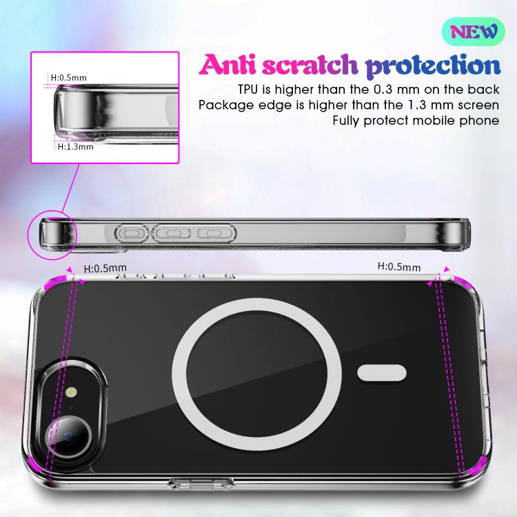 MagSafe Clear Acrylic PC +TPU Phone Case, For iPhone 16e, For iPhone 16 Pro Max, For iPhone 16 Pro, For iPhone 16 Plus, For iPhone 16, For iPhone 15 Pro Max, For iPhone 15 Pro, For iPhone 15 Plus, For iPhone 15 Apple Accessories engmag3910 iPhone 16e - APEXEL INDIA - Mobile Lens - Mobile Camera Lens - Cellphone Accessories - Phone Lens - Smartphone Lens