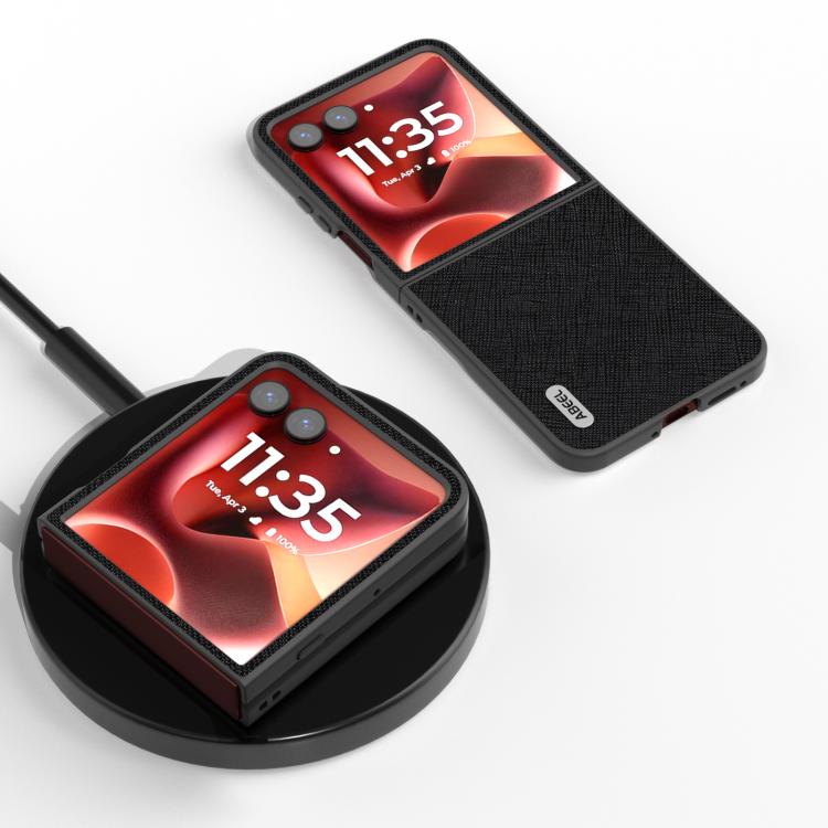 ABEEL Cross Texture Genuine Leather Phone Case Mobile Accessories - APEXEL INDIA - Mobile Lens - Mobile Camera Lens - Cellphone Accessories - Phone Lens - Smartphone Lens