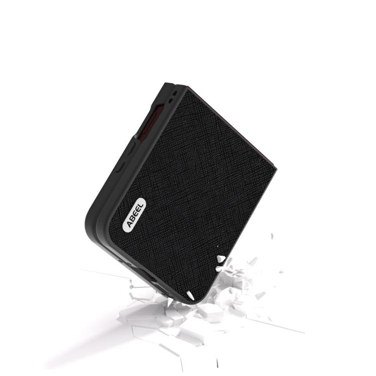 ABEEL Cross Texture Genuine Leather Phone Case, For Motorola Razr 60 Ultra, For Motorola Razr 40, For Motorola Razr 40 Ultra Mobile Accessories - APEXEL INDIA - Mobile Lens - Mobile Camera Lens - Cellphone Accessories - Phone Lens - Smartphone Lens