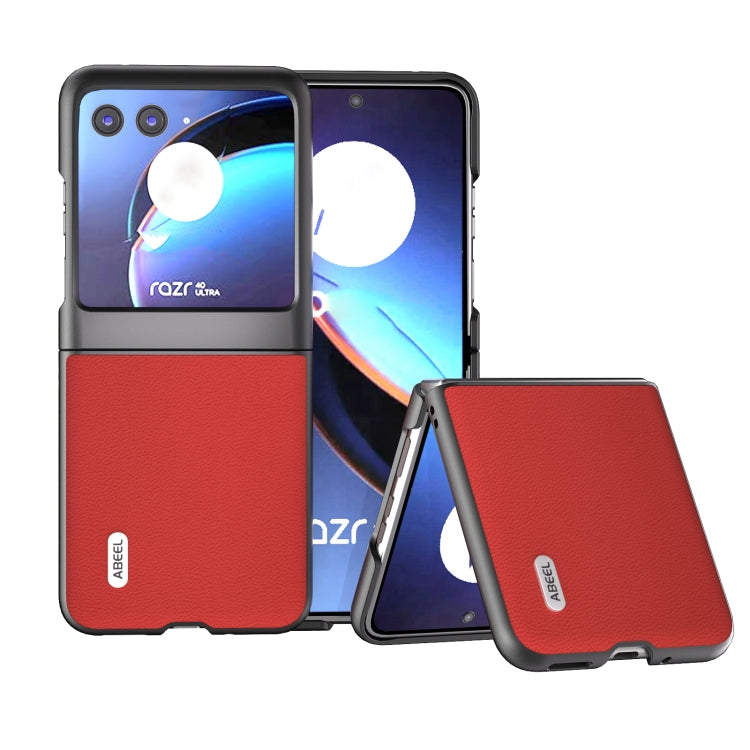 ABEEL Genuine Leather Luolai Series Phone Case, For Motorola Razr 50 Ultra, For Motorola Razr 50, For Motorola Razr 40, For Motorola Razr 40 Ultra engabe3720 Mobile Accessories - APEXEL INDIA - Mobile Lens - Mobile Camera Lens - Cellphone Accessories - Phone Lens - Smartphone Lens