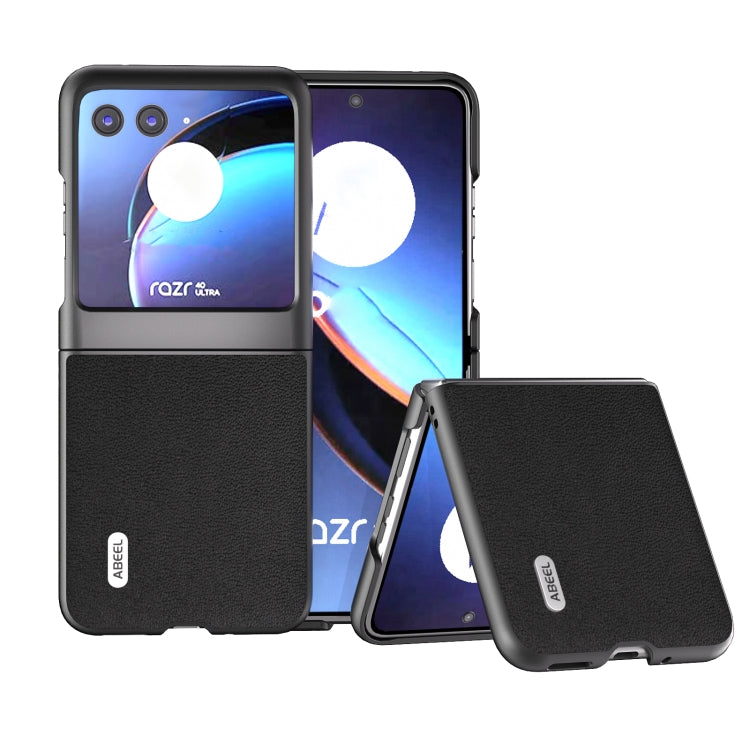 ABEEL Genuine Leather Luolai Series Phone Case, For Motorola Razr 50 Ultra, For Motorola Razr 50, For Motorola Razr 40, For Motorola Razr 40 Ultra engabe3720 Mobile Accessories - APEXEL INDIA - Mobile Lens - Mobile Camera Lens - Cellphone Accessories - Phone Lens - Smartphone Lens