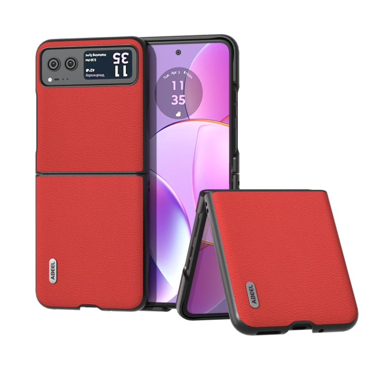 ABEEL Genuine Leather Luolai Series Phone Case, For Motorola Razr 50 Ultra, For Motorola Razr 50, For Motorola Razr 40, For Motorola Razr 40 Ultra engabe3720 Mobile Accessories - APEXEL INDIA - Mobile Lens - Mobile Camera Lens - Cellphone Accessories - Phone Lens - Smartphone Lens