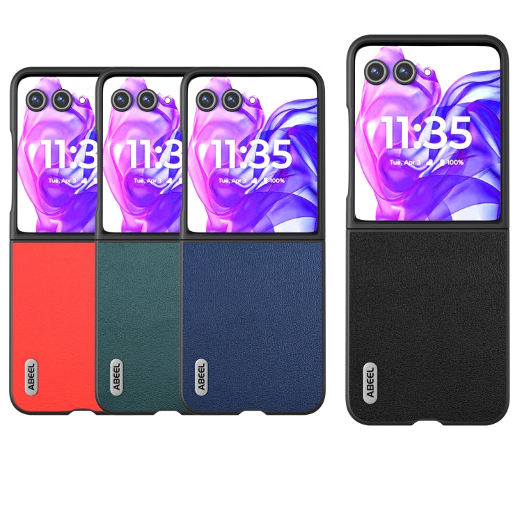 ABEEL Genuine Leather Luolai Series Phone Case, For Motorola Razr 50 Ultra, For Motorola Razr 50, For Motorola Razr 40, For Motorola Razr 40 Ultra engabe3720 Mobile Accessories - APEXEL INDIA - Mobile Lens - Mobile Camera Lens - Cellphone Accessories - Phone Lens - Smartphone Lens