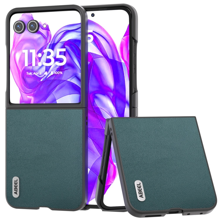 ABEEL Genuine Leather Luolai Series Phone Case, For Motorola Razr 50 Ultra, For Motorola Razr 50, For Motorola Razr 40, For Motorola Razr 40 Ultra engabe3720 Mobile Accessories - APEXEL INDIA - Mobile Lens - Mobile Camera Lens - Cellphone Accessories - Phone Lens - Smartphone Lens