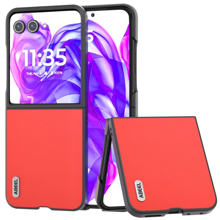 ABEEL Genuine Leather Luolai Series Phone Case, For Motorola Razr 50 Ultra, For Motorola Razr 50, For Motorola Razr 40, For Motorola Razr 40 Ultra engabe3720 Mobile Accessories - APEXEL INDIA - Mobile Lens - Mobile Camera Lens - Cellphone Accessories - Phone Lens - Smartphone Lens