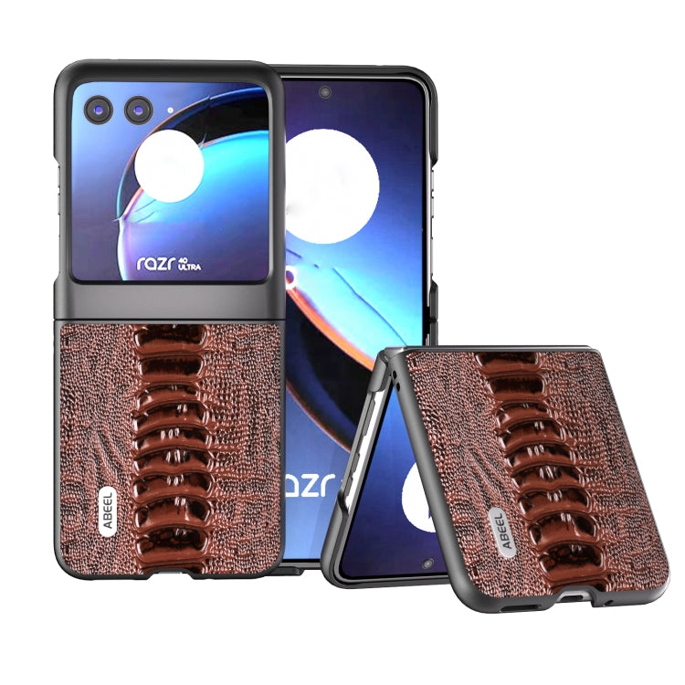 ABEEL Genuine Leather Weilai Series Phone Case, For Motorola Razr 50 Ultra, For Motorola Razr 50, For Motorola Razr 40, For Motorola Razr 40 Ultra Mobile Accessories - APEXEL INDIA - Mobile Lens - Mobile Camera Lens - Cellphone Accessories - Phone Lens - Smartphone Lens