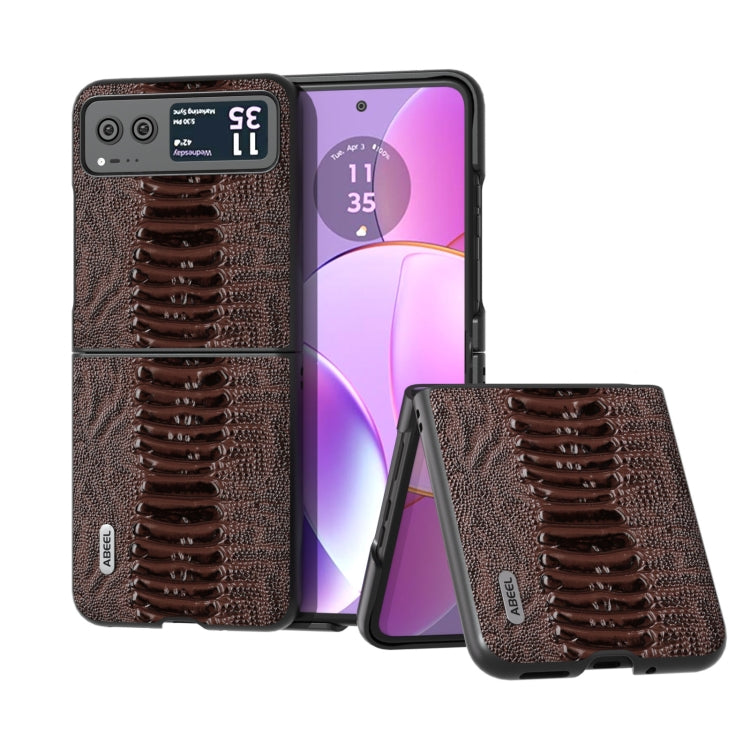 ABEEL Genuine Leather Weilai Series Phone Case, For Motorola Razr 50 Ultra, For Motorola Razr 50, For Motorola Razr 40, For Motorola Razr 40 Ultra Mobile Accessories - APEXEL INDIA - Mobile Lens - Mobile Camera Lens - Cellphone Accessories - Phone Lens - Smartphone Lens