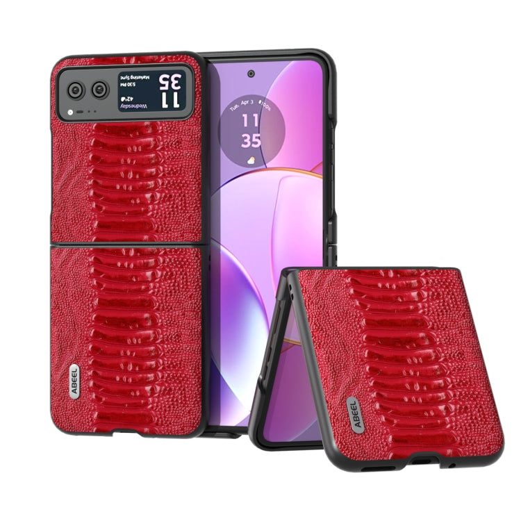 ABEEL Genuine Leather Weilai Series Phone Case, For Motorola Razr 50 Ultra, For Motorola Razr 50, For Motorola Razr 40, For Motorola Razr 40 Ultra Mobile Accessories - APEXEL INDIA - Mobile Lens - Mobile Camera Lens - Cellphone Accessories - Phone Lens - Smartphone Lens