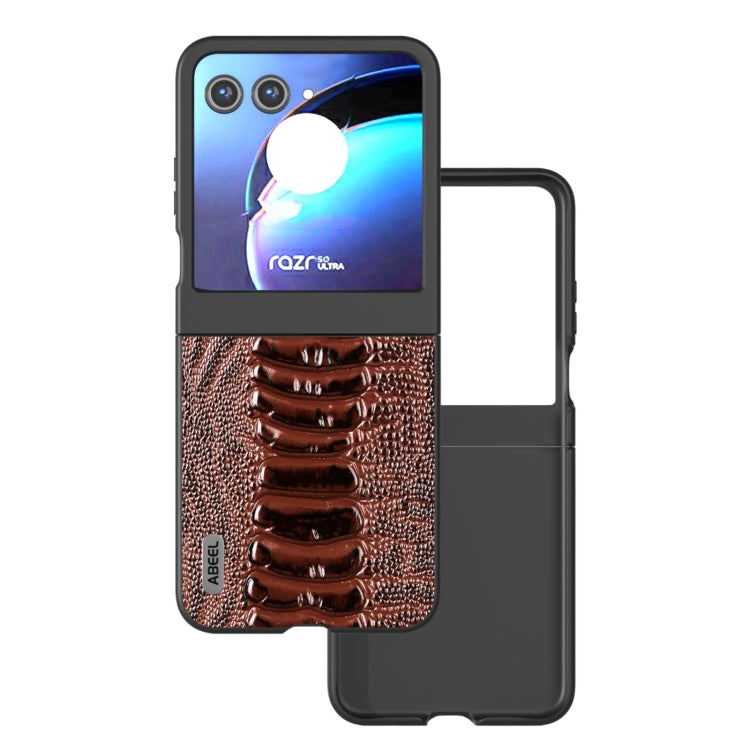 ABEEL Genuine Leather Weilai Series Phone Case, For Motorola Razr 50 Ultra, For Motorola Razr 50, For Motorola Razr 40, For Motorola Razr 40 Ultra Mobile Accessories - APEXEL INDIA - Mobile Lens - Mobile Camera Lens - Cellphone Accessories - Phone Lens - Smartphone Lens