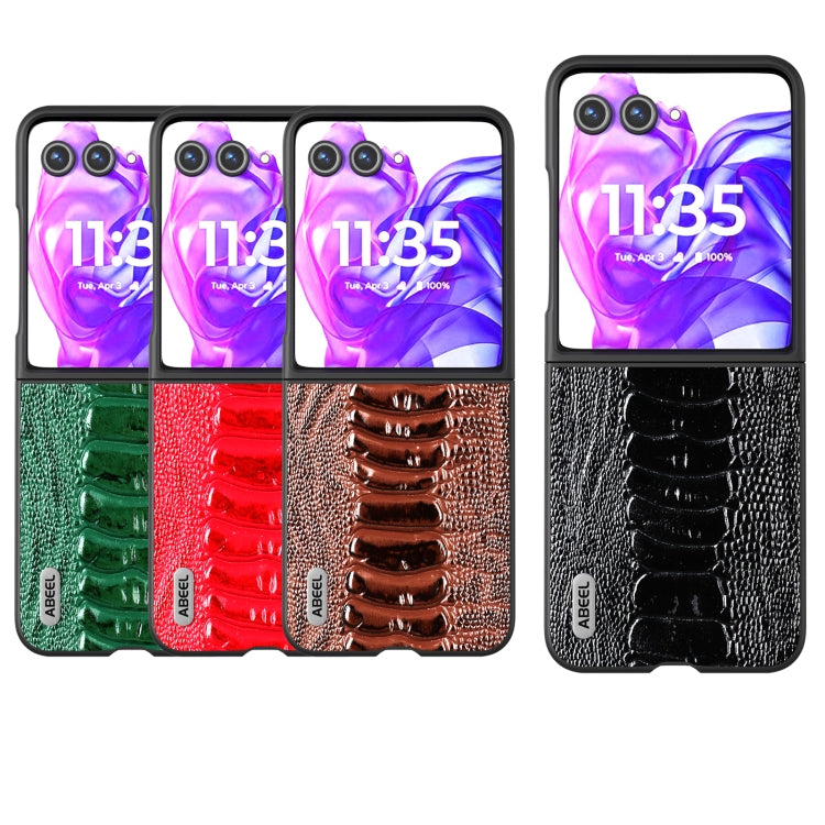 ABEEL Genuine Leather Weilai Series Phone Case, For Motorola Razr 50 Ultra, For Motorola Razr 50, For Motorola Razr 40, For Motorola Razr 40 Ultra Mobile Accessories - APEXEL INDIA - Mobile Lens - Mobile Camera Lens - Cellphone Accessories - Phone Lens - Smartphone Lens