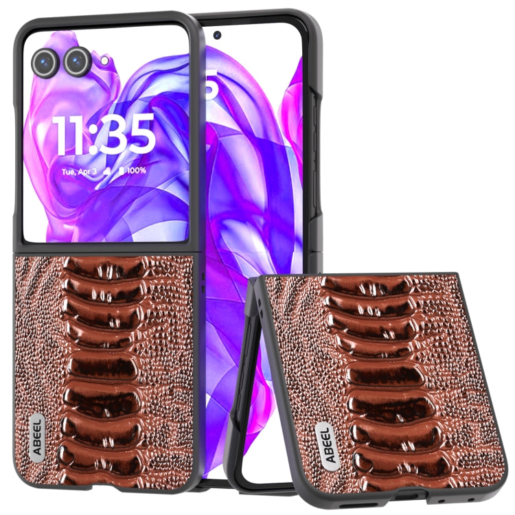 ABEEL Genuine Leather Weilai Series Phone Case, For Motorola Razr 50 Ultra, For Motorola Razr 50, For Motorola Razr 40, For Motorola Razr 40 Ultra Mobile Accessories - APEXEL INDIA - Mobile Lens - Mobile Camera Lens - Cellphone Accessories - Phone Lens - Smartphone Lens