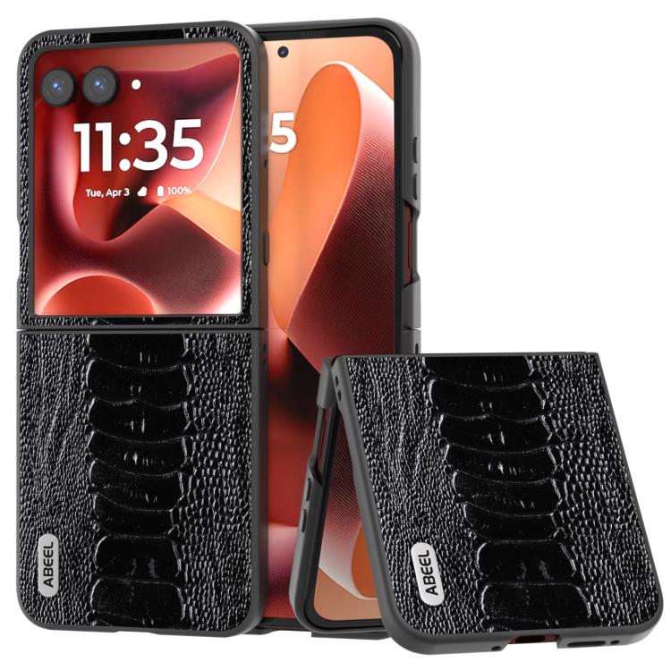 ABEEL Genuine Leather Weilai Series Phone Case, For Motorola Razr 60 Ultra, For Motorola Razr 50 Ultra, For Motorola Razr 50, For Motorola Razr 40, For Motorola Razr 40 Ultra Mobile Accessories - APEXEL INDIA - Mobile Lens - Mobile Camera Lens - Cellphone Accessories - Phone Lens - Smartphone Lens