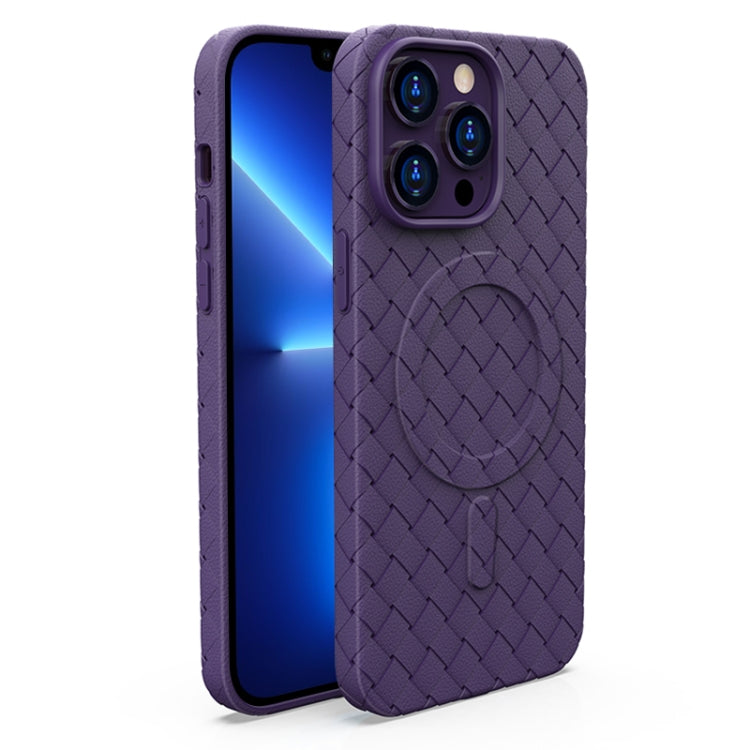 Woven Pattern MagSafe Magnetic Cooling Phone Case, For iPhone 13 Pro, For iPhone 13 Apple Accessories engwov3916 More iPhone Cases - APEXEL INDIA - Mobile Lens - Mobile Camera Lens - Cellphone Accessories - Phone Lens - Smartphone Lens