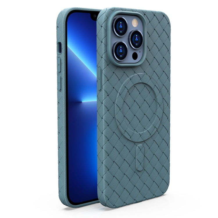 Woven Pattern MagSafe Magnetic Cooling Phone Case, For iPhone 13 Pro, For iPhone 13 Apple Accessories engwov3916 More iPhone Cases - APEXEL INDIA - Mobile Lens - Mobile Camera Lens - Cellphone Accessories - Phone Lens - Smartphone Lens