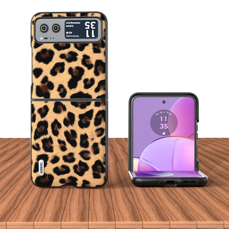 ABEEL Black Edge Leopard Phone Case, For Motorola Razr 40, For Motorola Razr 40 Ultra Mobile Accessories - APEXEL INDIA - Mobile Lens - Mobile Camera Lens - Cellphone Accessories - Phone Lens - Smartphone Lens