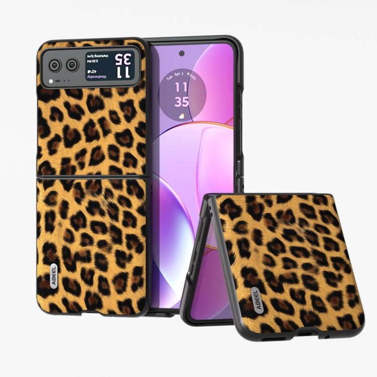 ABEEL Black Edge Leopard Phone Case, For Motorola Razr 40, For Motorola Razr 40 Ultra Mobile Accessories - APEXEL INDIA - Mobile Lens - Mobile Camera Lens - Cellphone Accessories - Phone Lens - Smartphone Lens
