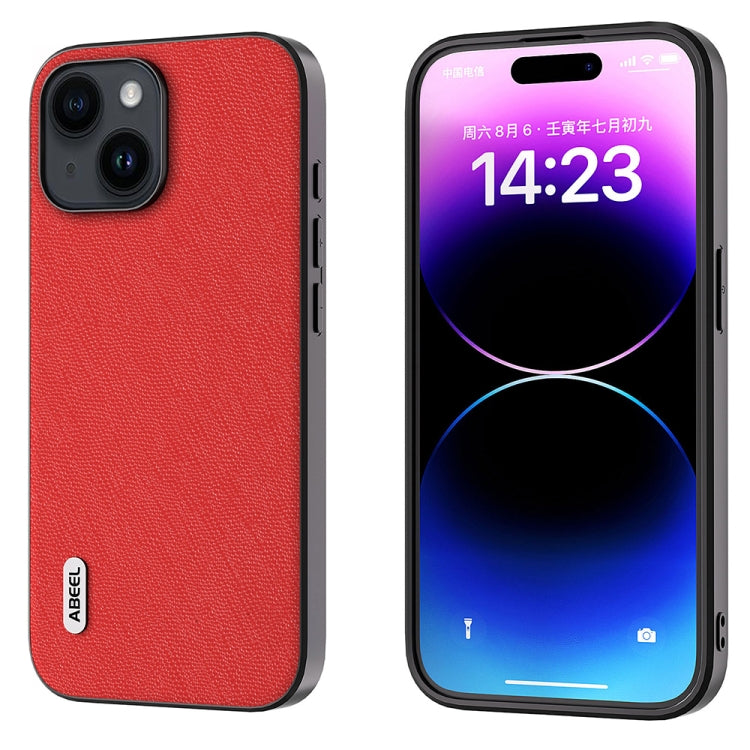 ABEEL Cross Texture Genuine Leather Phone Case, For iPhone 15 Plus, For iPhone 15, For iPhone 14 Plus, For iPhone 14, For iPhone 14 Pro, For iPhone 14 Pro Max Apple Accessories - APEXEL INDIA - Mobile Lens - Mobile Camera Lens - Cellphone Accessories - Phone Lens - Smartphone Lens
