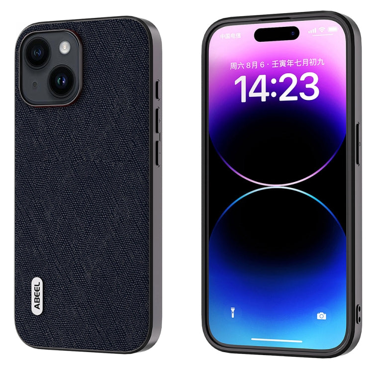 ABEEL Cross Texture Genuine Leather Phone Case, For iPhone 15 Plus, For iPhone 15, For iPhone 14 Plus, For iPhone 14, For iPhone 14 Pro, For iPhone 14 Pro Max Apple Accessories - APEXEL INDIA - Mobile Lens - Mobile Camera Lens - Cellphone Accessories - Phone Lens - Smartphone Lens