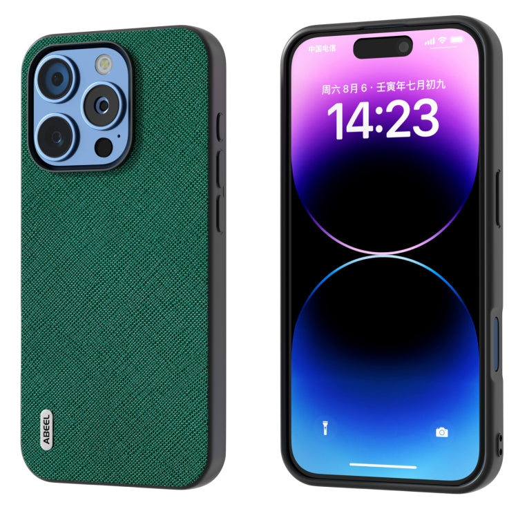 ABEEL Cross Texture Genuine Leather Phone Case, For iPhone 16 Pro Max, For iPhone 16 Pro, For iPhone 16 Plus, For iPhone 16, For iPhone 15 Pro Max, For iPhone 15 Pro Apple Accessories - APEXEL INDIA - Mobile Lens - Mobile Camera Lens - Cellphone Accessories - Phone Lens - Smartphone Lens