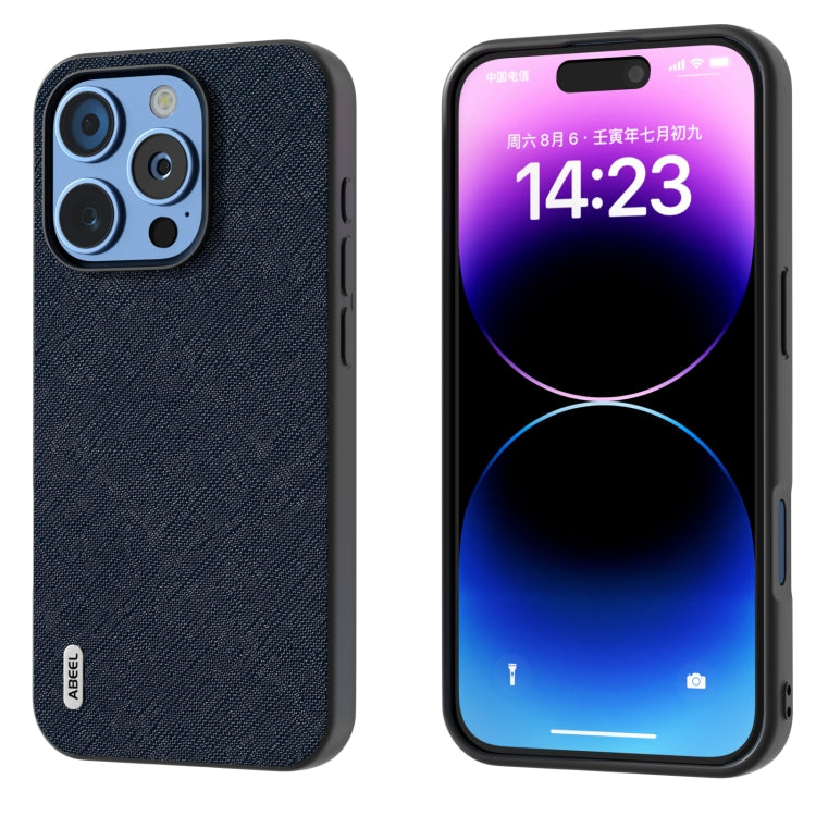 ABEEL Cross Texture Genuine Leather Phone Case, For iPhone 16 Pro Max, For iPhone 16 Pro, For iPhone 16 Plus, For iPhone 16, For iPhone 15 Pro Max, For iPhone 15 Pro Apple Accessories - APEXEL INDIA - Mobile Lens - Mobile Camera Lens - Cellphone Accessories - Phone Lens - Smartphone Lens