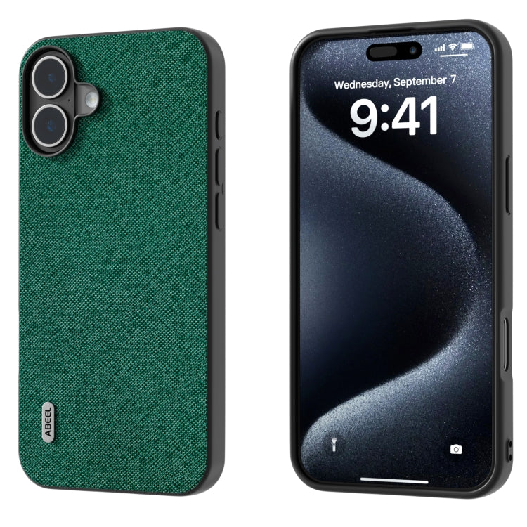 ABEEL Cross Texture Genuine Leather Phone Case, For iPhone 16 Pro Max, For iPhone 16 Pro, For iPhone 16 Plus, For iPhone 16, For iPhone 15 Pro Max, For iPhone 15 Pro Apple Accessories - APEXEL INDIA - Mobile Lens - Mobile Camera Lens - Cellphone Accessories - Phone Lens - Smartphone Lens