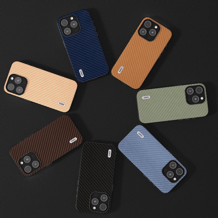 ABEEL Carbon Fiber Texture Protective Phone Case, For iPhone 15, For iPhone 14 Pro, For iPhone 14 Pro Max