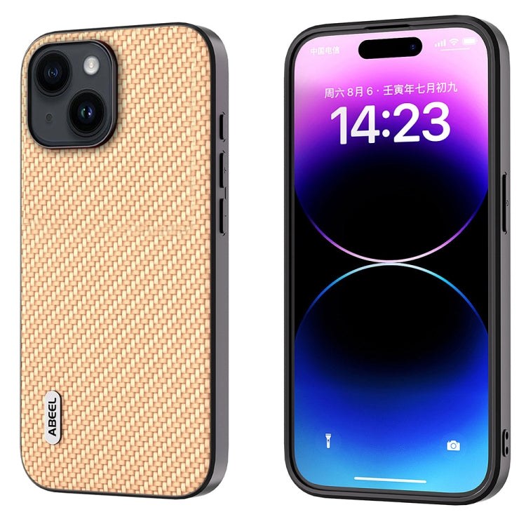 ABEEL Carbon Fiber Texture Protective Phone Case, For iPhone 15 Pro Max, For iPhone 15 Pro, For iPhone 15 Plus