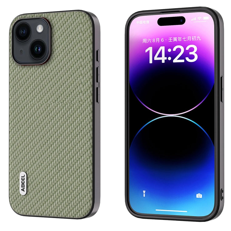 ABEEL Carbon Fiber Texture Protective Phone Case, For iPhone 15 Pro Max, For iPhone 15 Pro, For iPhone 15 Plus