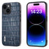 ABEEL Crocodile Texture Genuine Leather Phone Case, For iPhone 15 Plus, For iPhone 15, For iPhone 14 Plus, For iPhone 14, For iPhone 14 Pro, For iPhone 14 Pro Max Apple Accessories - APEXEL INDIA - Mobile Lens - Mobile Camera Lens - Cellphone Accessories - Phone Lens - Smartphone Lens
