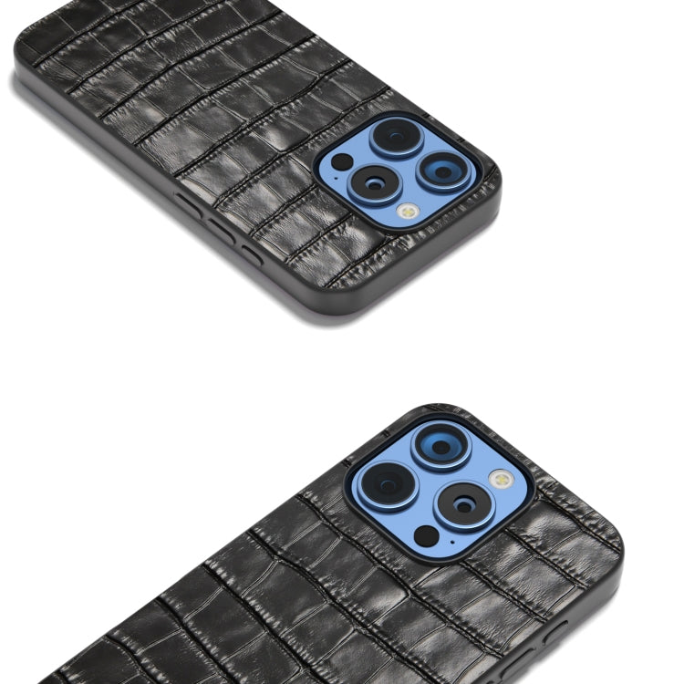 ABEEL Crocodile Texture Genuine Leather Phone Case, For iPhone 16 Pro Max, For iPhone 16 Pro, For iPhone 16 Plus, For iPhone 16, For iPhone 15 Pro Max, For iPhone 15 Pro Apple Accessories - APEXEL INDIA - Mobile Lens - Mobile Camera Lens - Cellphone Accessories - Phone Lens - Smartphone Lens
