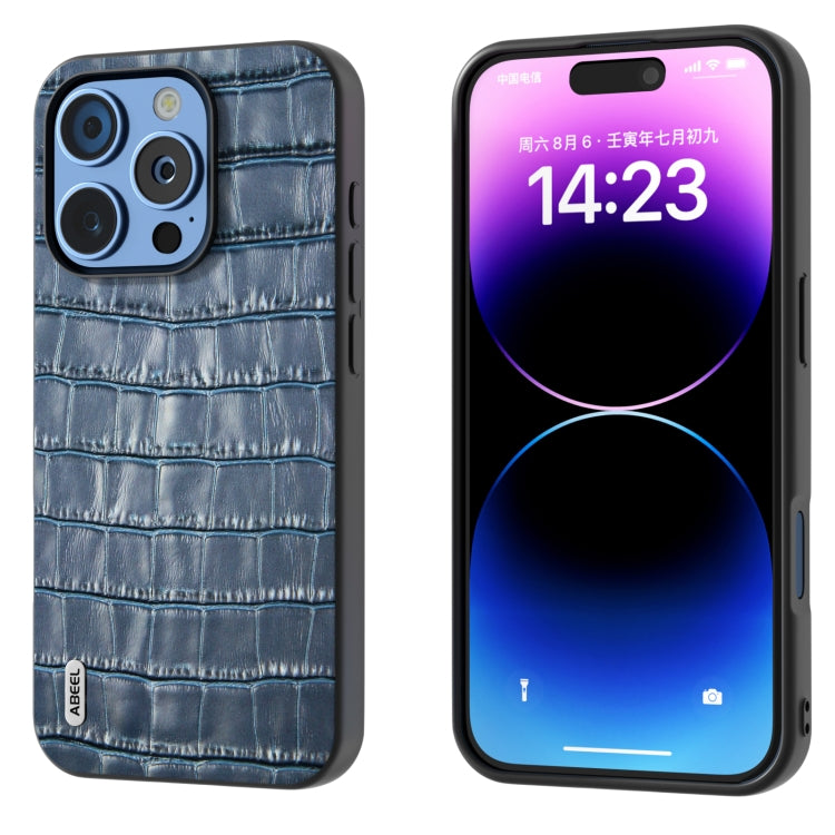 ABEEL Crocodile Texture Genuine Leather Phone Case, For iPhone 16 Pro Max, For iPhone 16 Pro, For iPhone 16 Plus, For iPhone 16, For iPhone 15 Pro Max, For iPhone 15 Pro Apple Accessories - APEXEL INDIA - Mobile Lens - Mobile Camera Lens - Cellphone Accessories - Phone Lens - Smartphone Lens