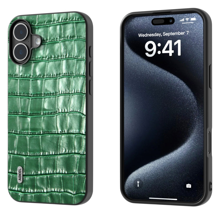 ABEEL Crocodile Texture Genuine Leather Phone Case, For iPhone 16 Pro Max, For iPhone 16 Pro, For iPhone 16 Plus, For iPhone 16, For iPhone 15 Pro Max, For iPhone 15 Pro Apple Accessories - APEXEL INDIA - Mobile Lens - Mobile Camera Lens - Cellphone Accessories - Phone Lens - Smartphone Lens