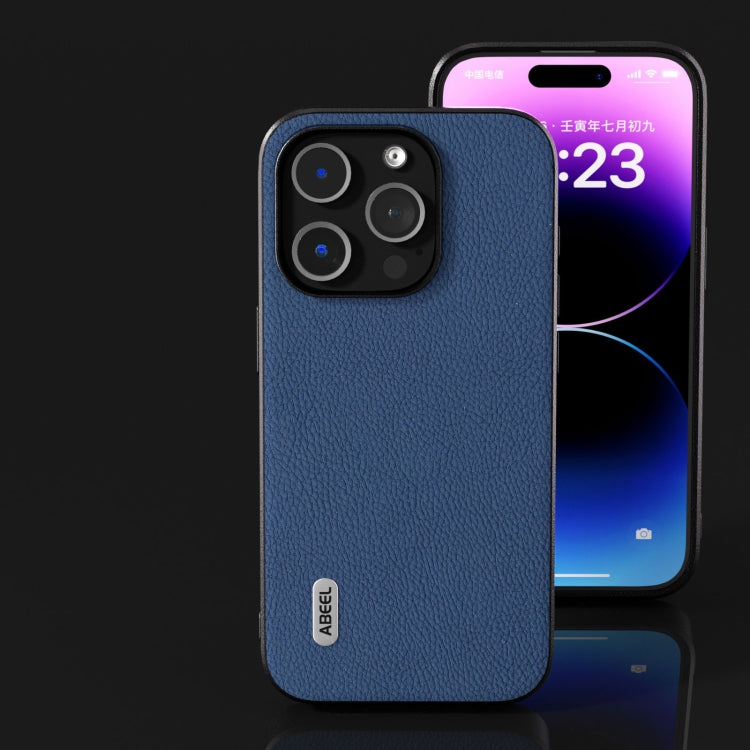 ABEEL Genuine Leather + PC Litchi Texture Phone Case, For iPhone 15 Plus, For iPhone 15, For iPhone 14 Plus, For iPhone 14, For iPhone 14 Pro, For iPhone 14 Pro Max Apple Accessories - APEXEL INDIA - Mobile Lens - Mobile Camera Lens - Cellphone Accessories - Phone Lens - Smartphone Lens