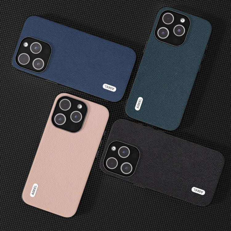 ABEEL Genuine Leather + PC Litchi Texture Phone Case, For iPhone 15 Plus, For iPhone 15, For iPhone 14 Plus, For iPhone 14, For iPhone 14 Pro, For iPhone 14 Pro Max Apple Accessories - APEXEL INDIA - Mobile Lens - Mobile Camera Lens - Cellphone Accessories - Phone Lens - Smartphone Lens
