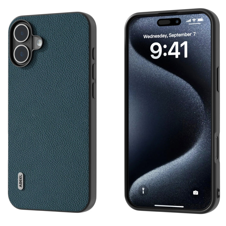 ABEEL Genuine Leather + PC Litchi Texture Phone Case, For iPhone 16 Pro Max, For iPhone 16 Pro, For iPhone 16 Plus, For iPhone 16, For iPhone 15 Pro Max, For iPhone 15 Pro Apple Accessories - APEXEL INDIA - Mobile Lens - Mobile Camera Lens - Cellphone Accessories - Phone Lens - Smartphone Lens