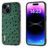 ABEEL Genuine Leather Ostrich Texture Phone Case Apple Accessories - APEXEL INDIA - Mobile Lens - Mobile Camera Lens - Cellphone Accessories - Phone Lens - Smartphone Lens