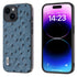 ABEEL Genuine Leather Ostrich Texture Phone Case Apple Accessories - APEXEL INDIA - Mobile Lens - Mobile Camera Lens - Cellphone Accessories - Phone Lens - Smartphone Lens