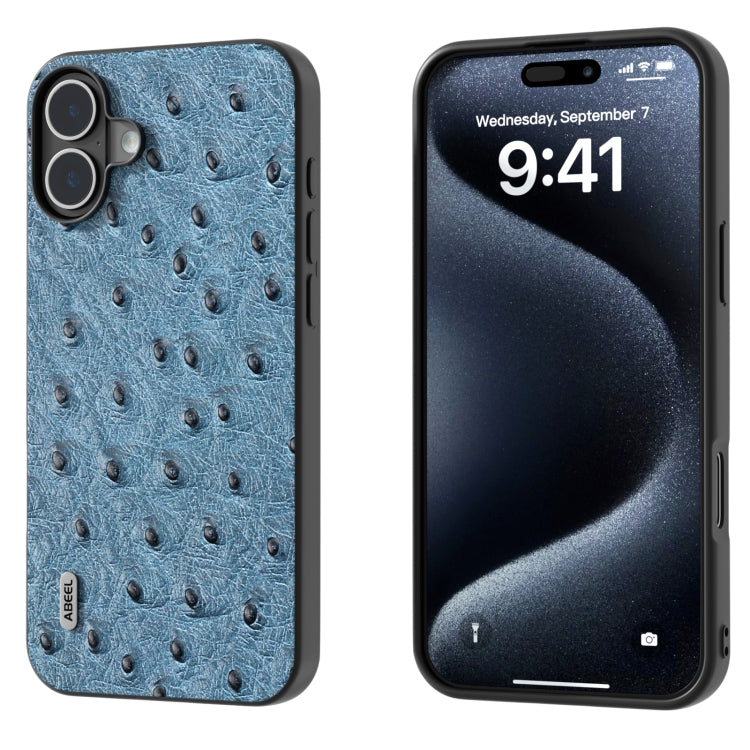 ABEEL Genuine Leather Ostrich Texture Phone Case Apple Accessories - APEXEL INDIA - Mobile Lens - Mobile Camera Lens - Cellphone Accessories - Phone Lens - Smartphone Lens