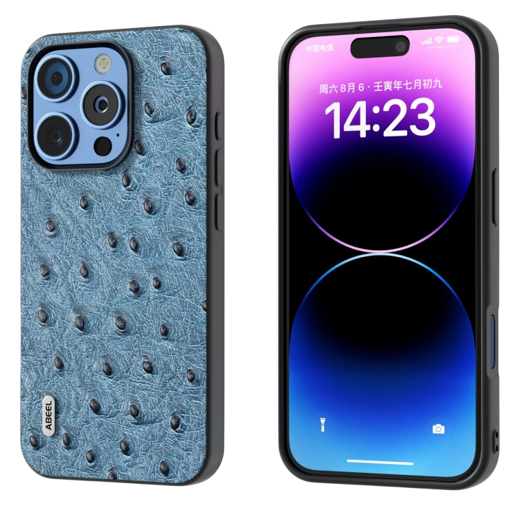ABEEL Genuine Leather Ostrich Texture Phone Case Apple Accessories - APEXEL INDIA - Mobile Lens - Mobile Camera Lens - Cellphone Accessories - Phone Lens - Smartphone Lens