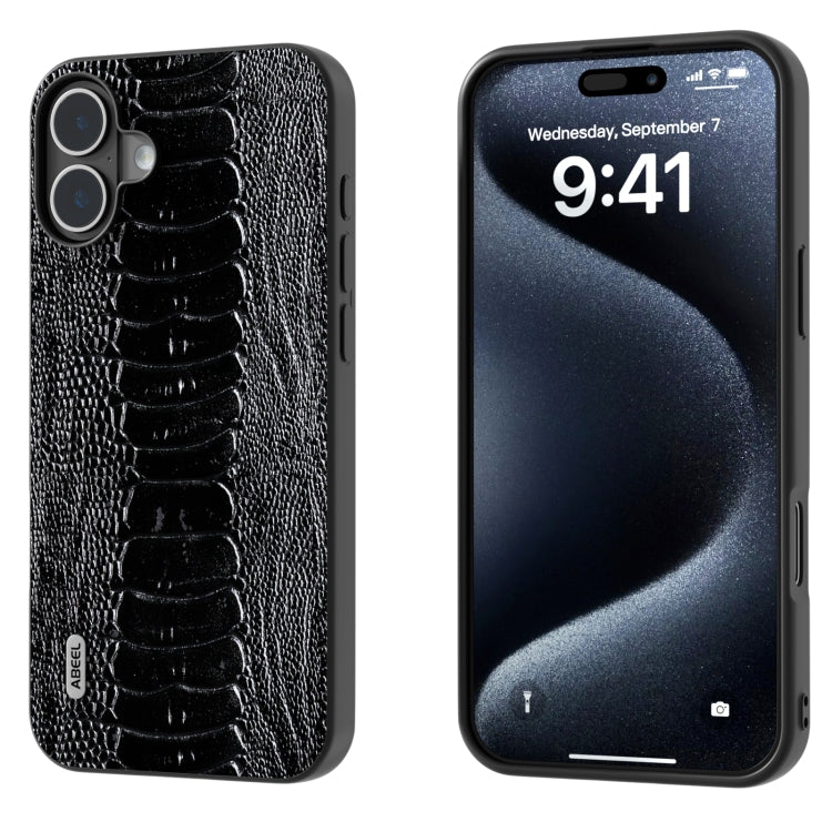 ABEEL Genuine Leather Weilai Series Phone Case, For iPhone 16 Pro Max, For iPhone 16 Pro, For iPhone 16 Plus, For iPhone 16, For iPhone 15 Pro Max, For iPhone 15 Pro Apple Accessories - APEXEL INDIA - Mobile Lens - Mobile Camera Lens - Cellphone Accessories - Phone Lens - Smartphone Lens