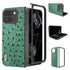ABEEL Genuine Leather Ostrich Texture Phone Case, For Google Pixel 9 Pro Fold, For Google Pixel Fold Mobile Accessories - APEXEL INDIA - Mobile Lens - Mobile Camera Lens - Cellphone Accessories - Phone Lens - Smartphone Lens